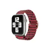 Newface Apple Watch 38mm Star Kordon - Zigzag Kırmızı-Siyah