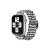 Newface Apple Watch 38mm Star Kordon - Zigzag Siyah-Beyaz