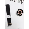 Newface Apple Watch 42mm Forest Kumaş Kordon - Siyah