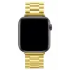 Newface Apple Watch 42mm Metal Baklalı Kordon - Gold