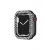 Newface Apple Watch 42mm Taşlı Kasa - Siyah