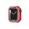 Newface Apple Watch 44mm Taşlı Kasa - Kırmızı