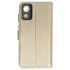 Newface General Mobile GM 23 SE Trend S Plus Kapaklı Kılıf - Gold