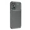 Newface Honor 200 Kılıf Auto Focus Karbon Kapak - Siyah