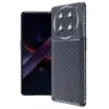 Newface Honor Magic 7 Lite Kılıf Auto Focus Karbon Kapak - Lacivert
