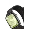 Newface Huawei Fit 4 Hasırlı Cırtcırtlı Kordon - Siyah