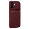 Newface Huawei Honor 600 Auto Focus Karbon Kapak - Bordo