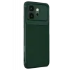 Newface Huawei Honor 600 Auto Focus Karbon Kapak - Koyu Yeşil