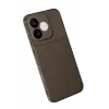 Newface Huawei Honor 600 Lite Auto Focus Karbon Kapak - Kahverengi