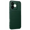 Newface Huawei Honor 600 Lite Auto Focus Karbon Kapak - Koyu Yeşil