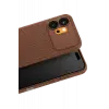Newface Huawei Honor 600 Thermax Silikon Kılıf - Kahverengi