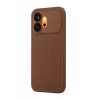 Newface Huawei Honor 600 Thermax Silikon Kılıf - Kahverengi