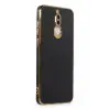 Newface Huawei Mate 10 Lite Kılıf Volet Silikon - Siyah