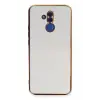 Newface Huawei Mate 20 Lite Kılıf Volet Silikon - Beyaz