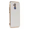 Newface Huawei Mate 20 Lite Kılıf Volet Silikon - Beyaz