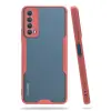 Newface Huawei P Smart 2021 Kılıf Platin Silikon - Pembe