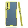 Newface Huawei P Smart 2021 Kılıf Platin Silikon - Sarı