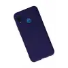 Newface Huawei P20 Lite Kılıf Nano içi Kadife Silikon - Mor