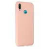 Newface Huawei P20 Lite Kılıf Nano içi Kadife Silikon - Pudra
