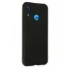 Newface Huawei P20 Lite Kılıf Nano içi Kadife Silikon - Siyah