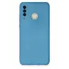 Newface Huawei P30 Lite Kılıf Nano içi Kadife Silikon - Mavi