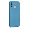 Newface Huawei P30 Lite Kılıf Nano içi Kadife Silikon - Mavi