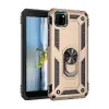 Newface Huawei Y5P Kılıf Sofya Yüzüklü Silikon Kapak - Gold