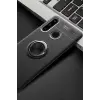 Newface Huawei Y6P Kılıf Range Yüzüklü Silikon - Siyah