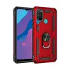 Newface Huawei Y6P Kılıf Sofya Yüzüklü Silikon Kapak - Kırmızı