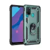 Newface Huawei Y6P Kılıf Sofya Yüzüklü Silikon Kapak - Yeşil