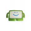 Newface Apple iPad 4 9.7 Kılıf Karakter Tablet Silikon - Yeşil