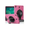 Newface Apple iPad 5 Air 9.7 Kılıf Strap-C Otterbox Tablet Kapak - Pembe