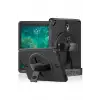 Newface Apple iPad 5 Air 9.7 Kılıf Strap-C Otterbox Tablet Kapak - Siyah
