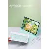 Newface iPad Pro 11 (2024) Kılıf KC01 Smart Klavyeli Tablet Kılıfı - Pembe