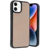Newface iPhone 11 Kılıf Aras Deri Kapak - Pudra