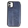 Newface iPhone 11 Kılıf Flip Cover - Lacivert