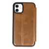 Newface iPhone 11 Kılıf Flip Cover - Taba