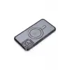 Newface iPhone 11 Kılıf Joke Simli Magneticsafe Kılıf - Siyah
