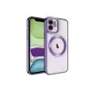 Newface Apple iPhone 11 Kılıf Kross Magneticsafe Kapak - Mor