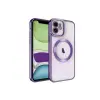 Newface Apple iPhone 11 Kılıf Kross Magneticsafe Kapak - Mor