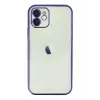 Newface Apple iPhone 11 Kılıf Razer Lensli Silikon - Mor