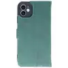 Newface Apple iPhone 11 Kılıf Trend S Plus Kapaklı Kılıf - Yeşil