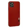 Newface iPhone 11 Pro Kılıf Loop Deri Silikon - Kırmızı