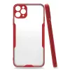 Newface iPhone 11 Pro Kılıf Platin Silikon - Kırmızı