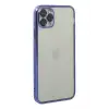 Newface iPhone 11 Pro Kılıf Razer Lensli Silikon - Mor