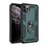 Newface Apple iPhone 11 Pro Kılıf Sofya Yüzüklü Silikon Kapak - Yeşil