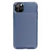 Newface iPhone 11 Pro Max Kılıf Auto Focus Karbon Kapak - Lacivert