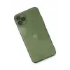 Newface iPhone 11 Pro Max Kılıf Fly Lens Silikon - Yeşil