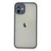 Newface Apple iPhone 11 Pro Max Kılıf Montreal Silikon Kapak - Gri