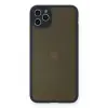 Newface Apple iPhone 11 Pro Max Kılıf Montreal Silikon Kapak - Lacivert